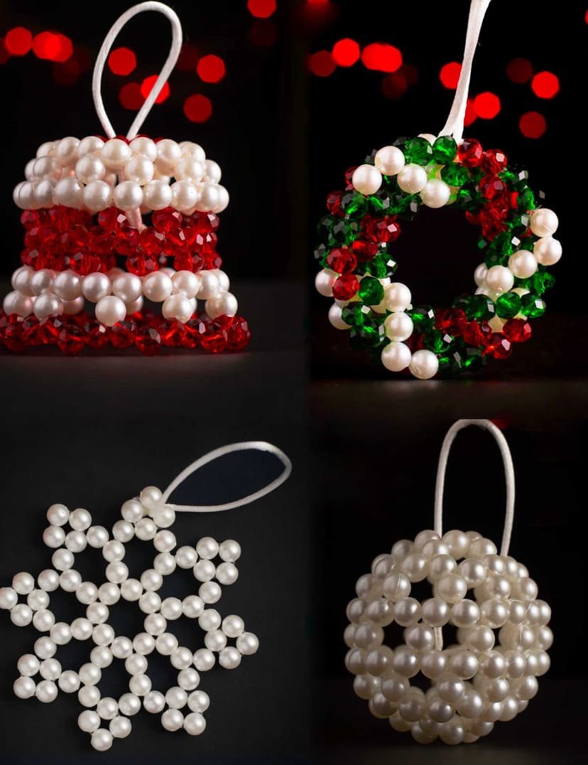 a set of four elegant Christmas ornaments - 2