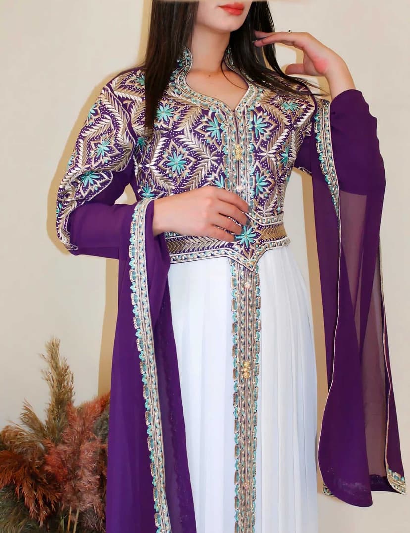 Royal Kaftan purple  2XL