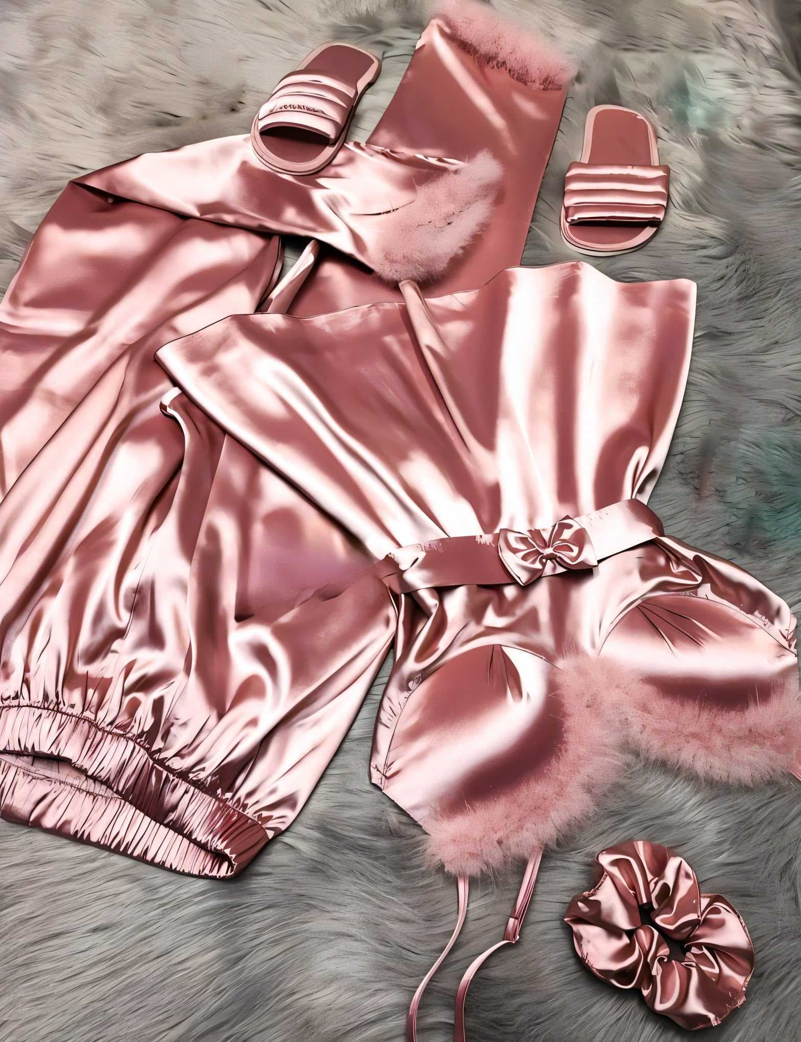 bridal pajama set Pink  44