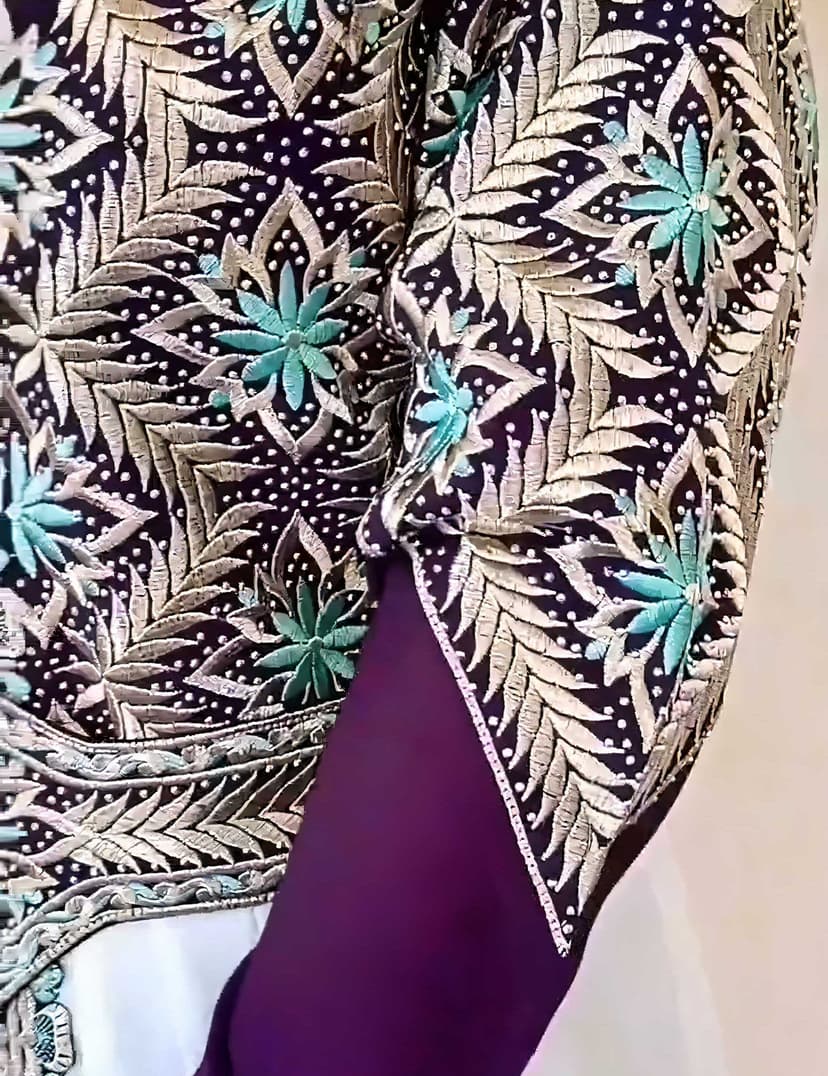 Royal Kaftan purple  2XL - 2