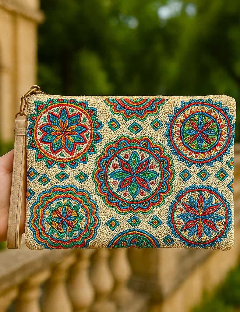 Clutch Bag with Authentic Najdi Designs - 2