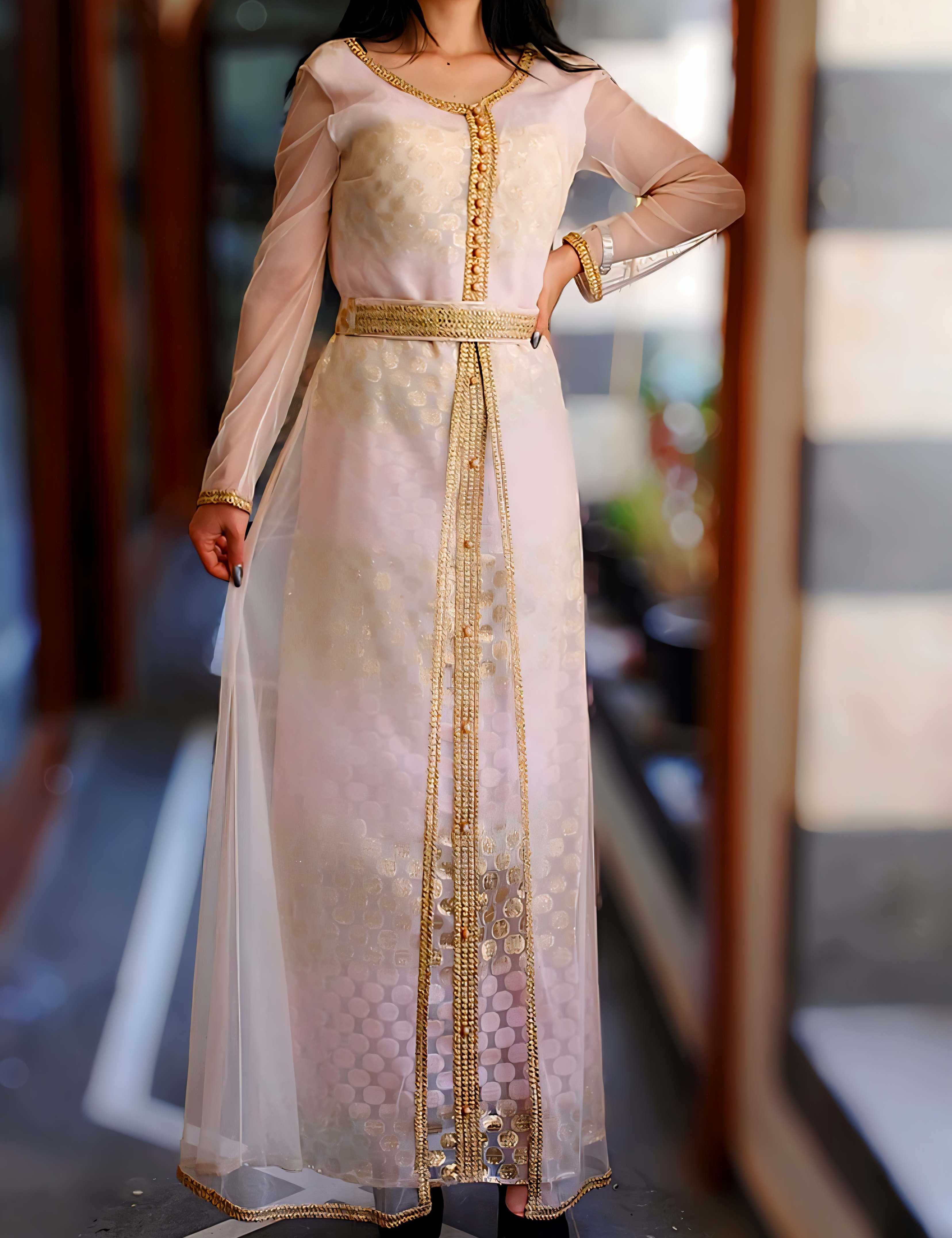 caftan White  46