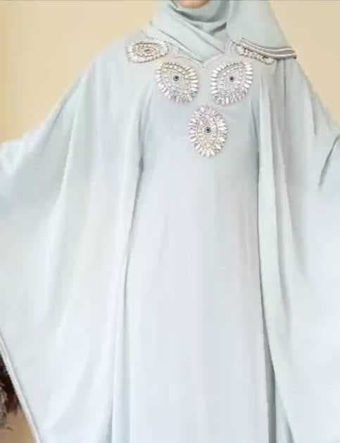 Butterfly caftan White
