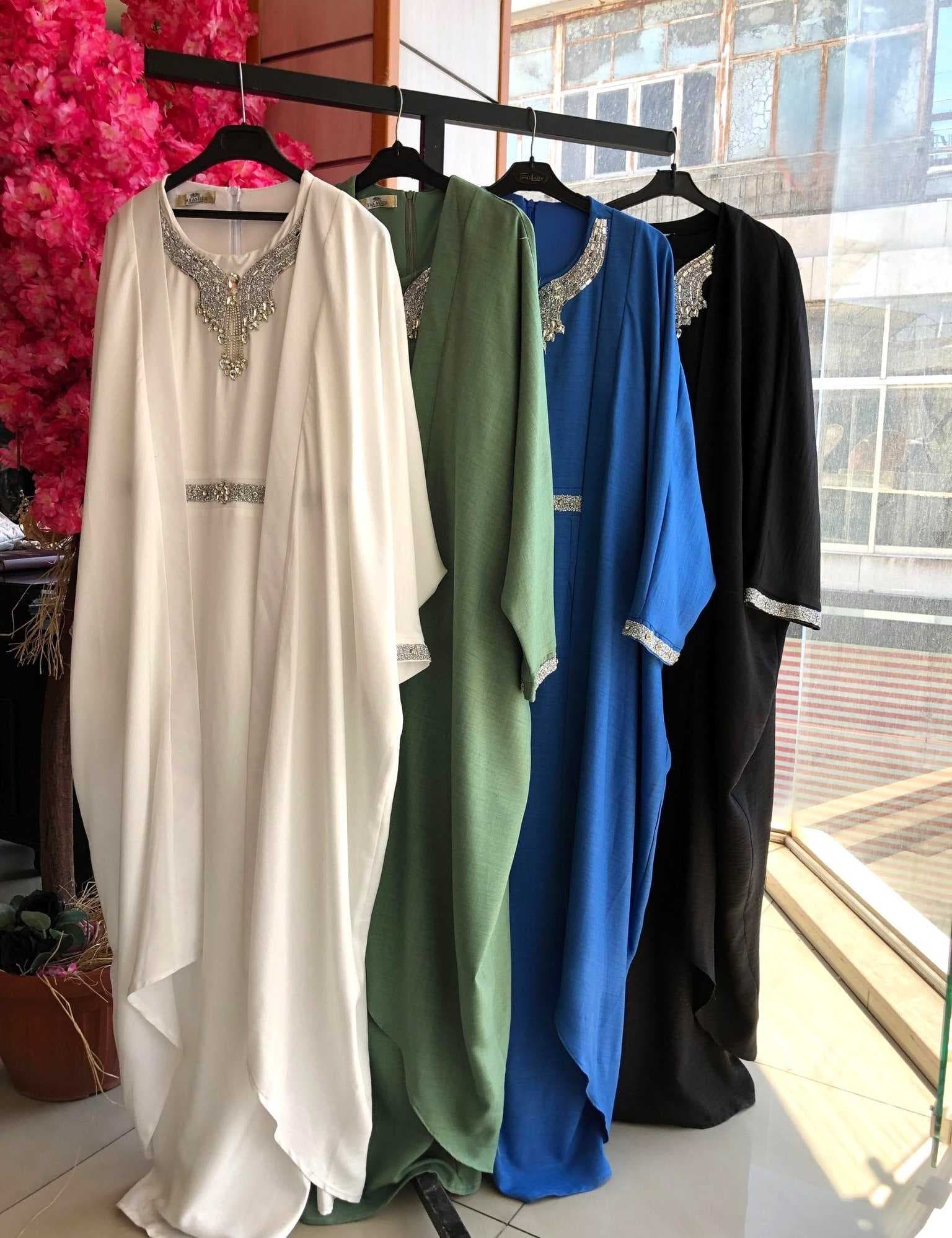 Long kaftan Dark Blue 46