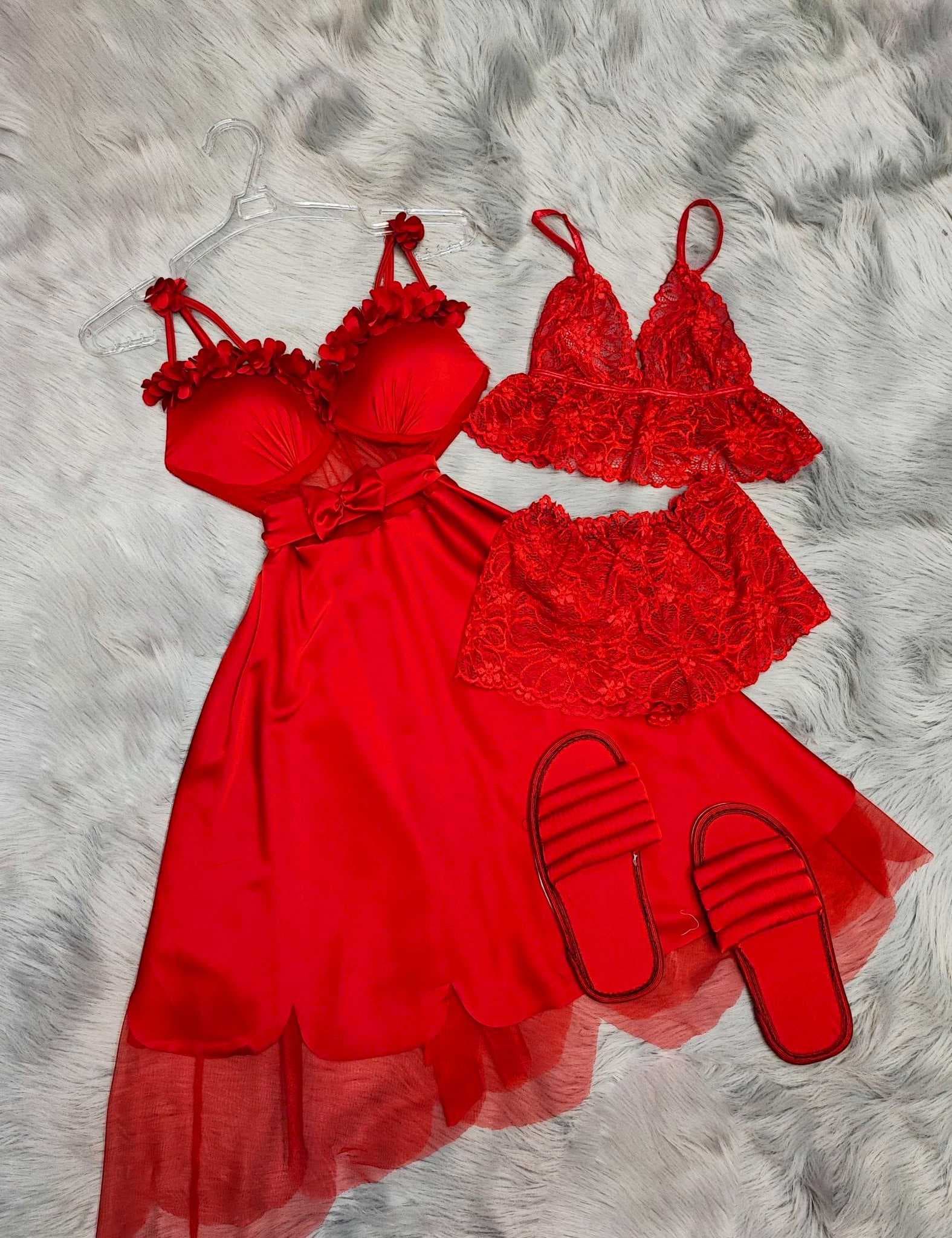 A lingerie set red 44