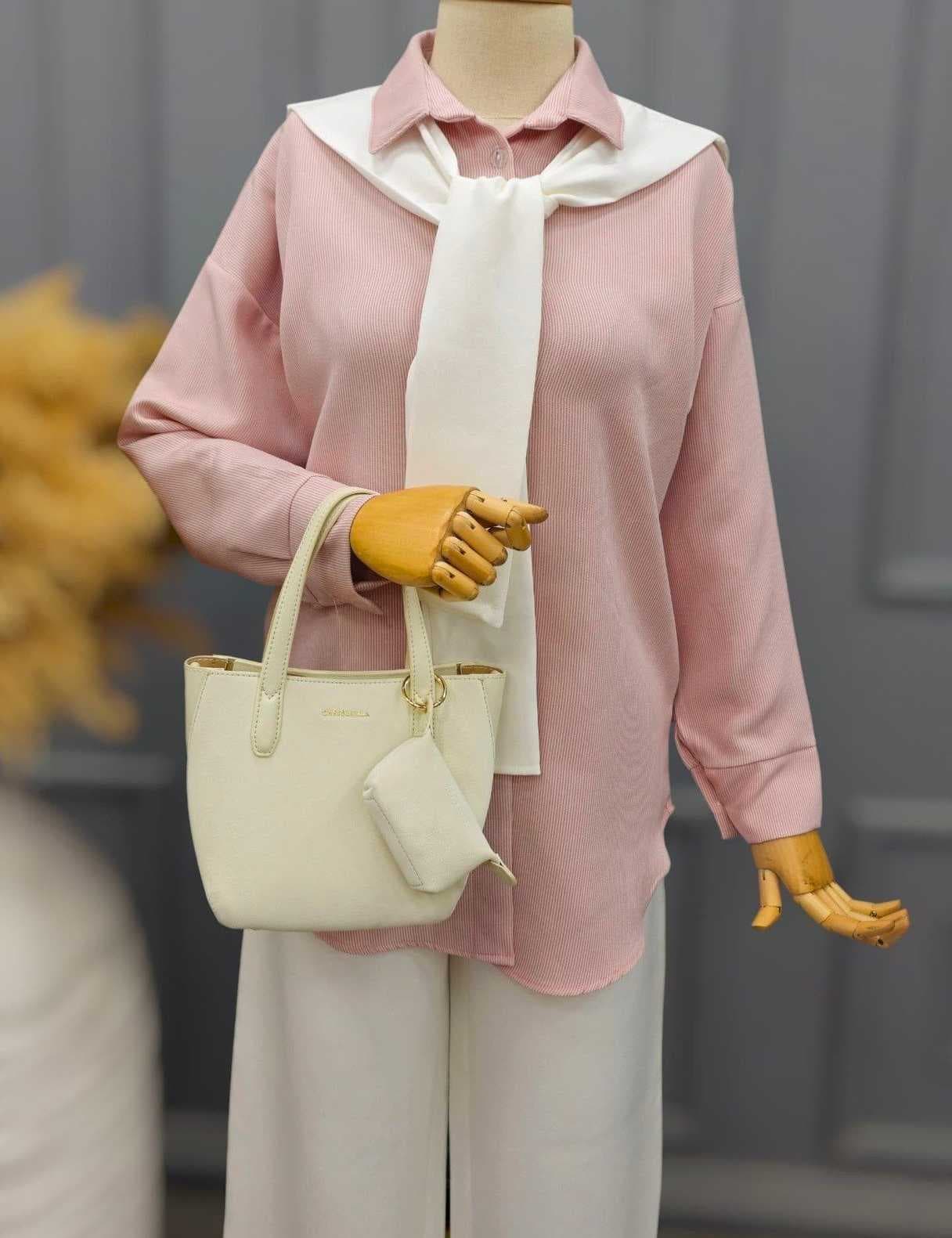 striped set Pink L