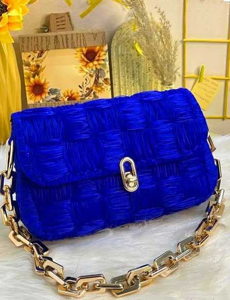 a stylish and modern handbag Blue