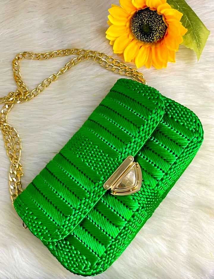 An elegant women’s crossbody handbag Green