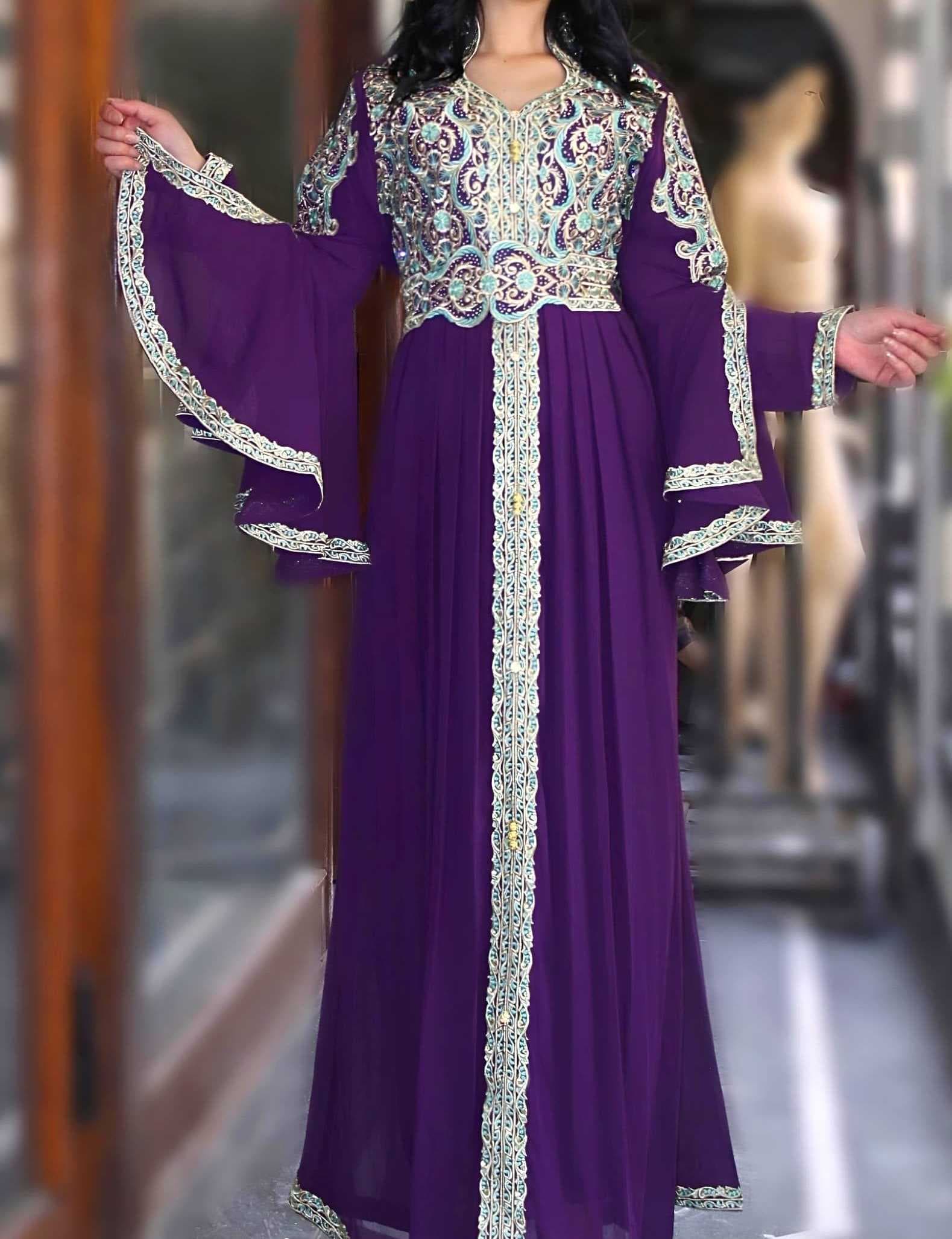 kaftan purple